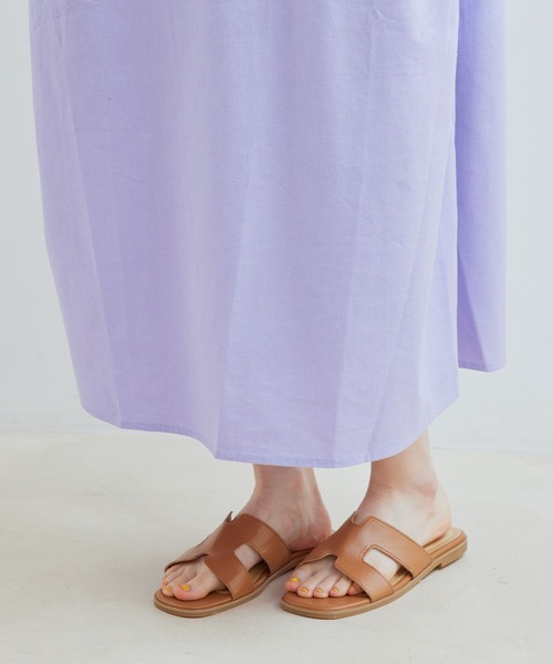 Jayro(ジャイロ)の「綿麻サイドオープンノースリブワンピース(ワンピース・レディース・ブラウン系その他2/ラベンダー/グレー系その他・M)」の17枚目の写真