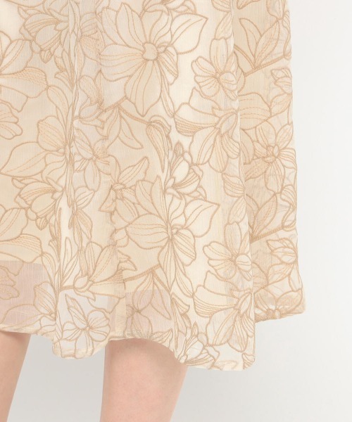 MISCH MASCH(ミッシュマッシュ)の「モノカラーシシュウスカート(スカート・レディース・ベージュ/グリーン系その他・SMALL/MEDIUM)」の8枚目の写真