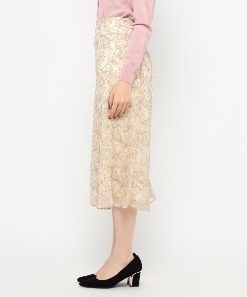 MISCH MASCH(ミッシュマッシュ)の「モノカラーシシュウスカート(スカート・レディース・ベージュ/グリーン系その他・SMALL/MEDIUM)」の4枚目の写真