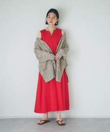 RIVE DROITE | 1枚で着映えする/リネンコットンノースリワンピース(ワンピース)