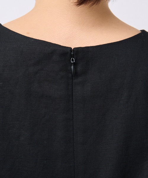 RIVE DROITE(リヴドロワ)の「1枚で着映えする/リネンコットンノースリワンピース(ワンピース・レディース・ブラック/ブラウン/レッド・FREE)」の11枚目の写真