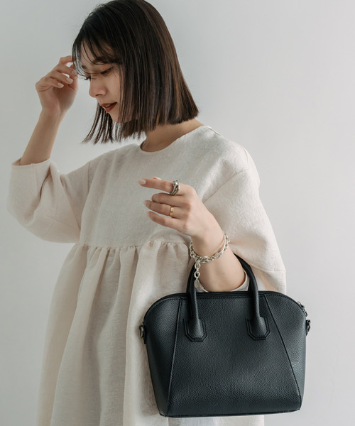 Rename（リネーム）の「【オケージョン/セレモニー】Rename 2way ハンド トート ショルダーバッグ トートバッグ（トートバッグ・レディース・ベージュ/ダークグレー/ブラック/アイボリー/チョコ・FREE）」の12枚目の写真