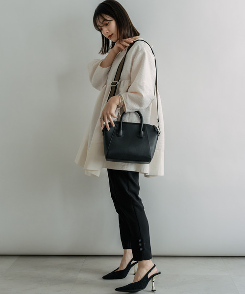 Rename（リネーム）の「【オケージョン/セレモニー】Rename 2way ハンド トート ショルダーバッグ トートバッグ（トートバッグ・レディース・ベージュ/ダークグレー/ブラック/アイボリー/チョコ・FREE）」の13枚目の写真