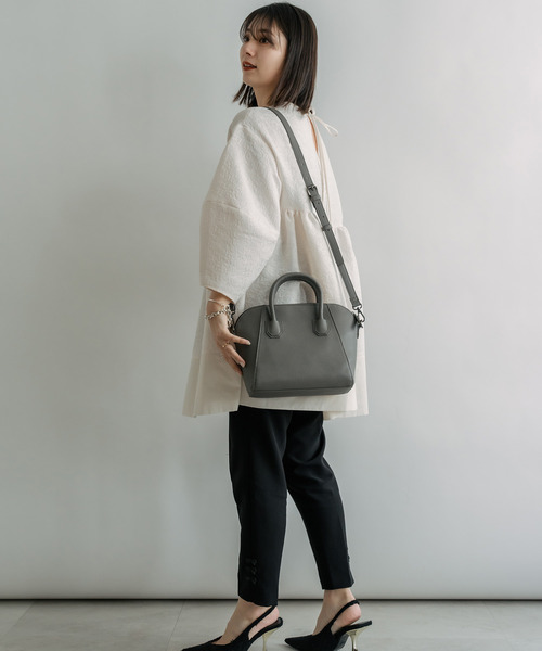 Rename（リネーム）の「【オケージョン/セレモニー】Rename 2way ハンド トート ショルダーバッグ トートバッグ（トートバッグ・レディース・ベージュ/ダークグレー/ブラック/アイボリー/チョコ・FREE）」の14枚目の写真