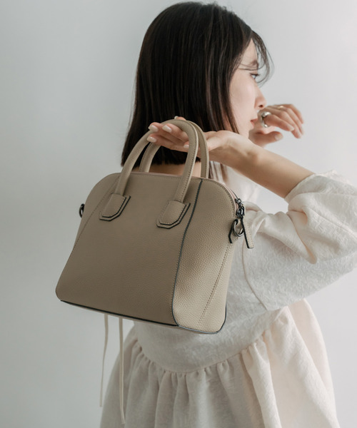 Rename（リネーム）の「【オケージョン/セレモニー】Rename 2way ハンド トート ショルダーバッグ トートバッグ（トートバッグ・レディース・ベージュ/ダークグレー/ブラック/アイボリー/チョコ・FREE）」の15枚目の写真