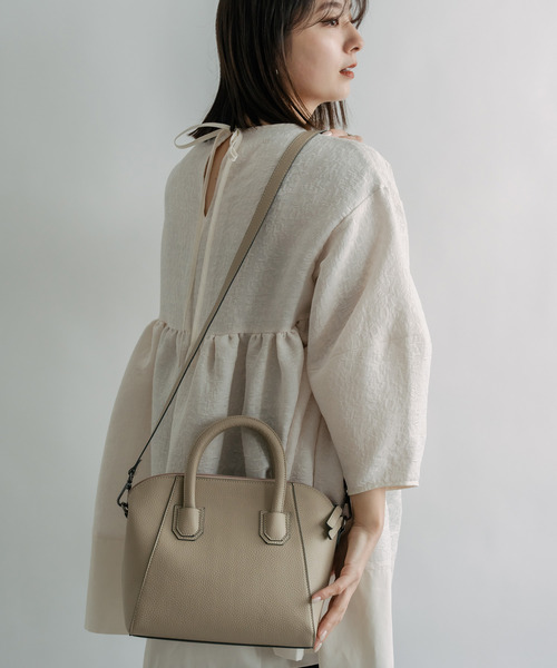 Rename（リネーム）の「【オケージョン/セレモニー】Rename 2way ハンド トート ショルダーバッグ トートバッグ（トートバッグ・レディース・ベージュ/ダークグレー/ブラック/アイボリー/チョコ・FREE）」の9枚目の写真