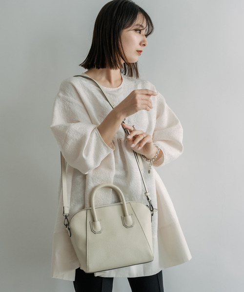 Rename（リネーム）の「【オケージョン/セレモニー】Rename 2way ハンド トート ショルダーバッグ トートバッグ（トートバッグ・レディース・ベージュ/ダークグレー/ブラック/アイボリー/チョコ・FREE）」の22枚目の写真