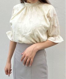 オパールBACKリボンブラウス