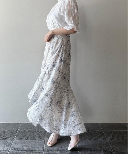 NOMAE（ノーマエ）の「オパールBACKリボンブラウス（シャツ/ブラウス・レディース・ブラック系その他/ホワイト/グリーン系その他/アイボリー・FREE）」の5枚目の写真