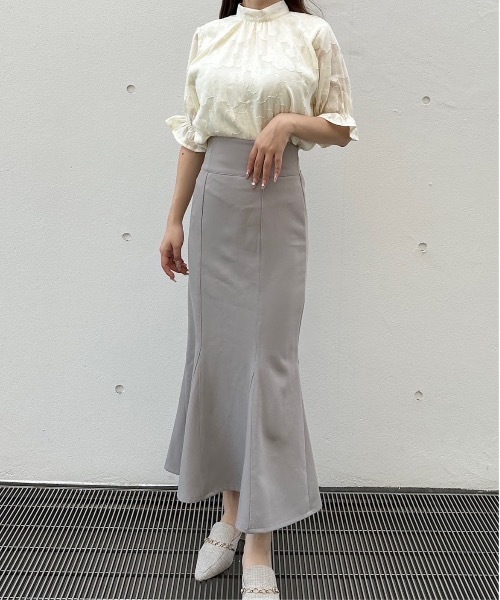 NOMAE（ノーマエ）の「オパールBACKリボンブラウス（シャツ/ブラウス・レディース・ブラック系その他/ホワイト/グリーン系その他/アイボリー・FREE）」の12枚目の写真