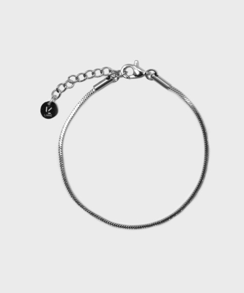 LHME（エルエイチエムイー）の「LHME “100%PURE!!!”ベネチアンチェーンブレスレット/サージカルステンレス316L（金属アレルギー対応）（ブレスレット・レディース・シルバー/ゴールド・ONE SIZE）」の2枚目の写真