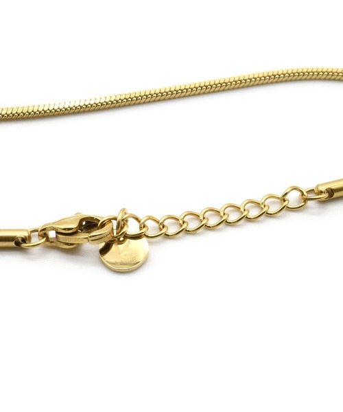 LHME（エルエイチエムイー）の「LHME “100%PURE!!!”ベネチアンチェーンブレスレット/サージカルステンレス316L（金属アレルギー対応）（ブレスレット・レディース・シルバー/ゴールド・ONE SIZE）」の6枚目の写真