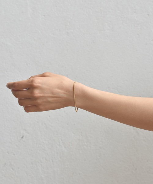 LHME（エルエイチエムイー）の「LHME “100%PURE!!!”ベネチアンチェーンブレスレット/サージカルステンレス316L（金属アレルギー対応）（ブレスレット・レディース・シルバー/ゴールド・ONE SIZE）」の13枚目の写真