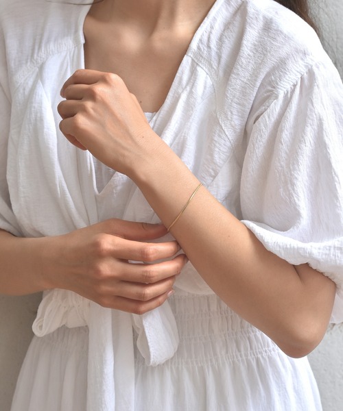 LHME（エルエイチエムイー）の「LHME “100%PURE!!!”ベネチアンチェーンブレスレット/サージカルステンレス316L（金属アレルギー対応）（ブレスレット・レディース・シルバー/ゴールド・ONE SIZE）」の19枚目の写真