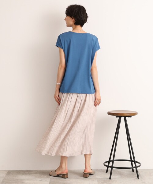 SHOO・LA・RUE(シューラルー)の「◆【セットアップ可】しぼしぼ ギャザースカート(スカート・レディース・ブラック/ナチュラル/グリーン・00)」の22枚目の写真