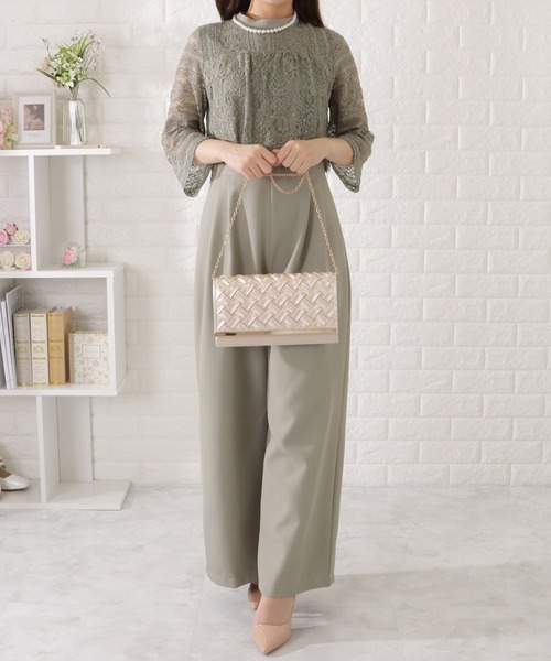 Lace Ladies(レースレディース)の「スクエア型メッシュ風フラップクラッチバッグ(クラッチバッグ・レディース・ベージュ/ブラック/グレー・FREE)」の15枚目の写真