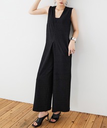 Fashion Letter | 深Vネックオールインワン(サロペット/オーバーオール)