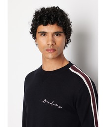 ARMANI EXCHANGE | 【A|X アルマーニ エクスチェンジ】コントラストテープ　ニットプルオーバー(ニット/セーター)