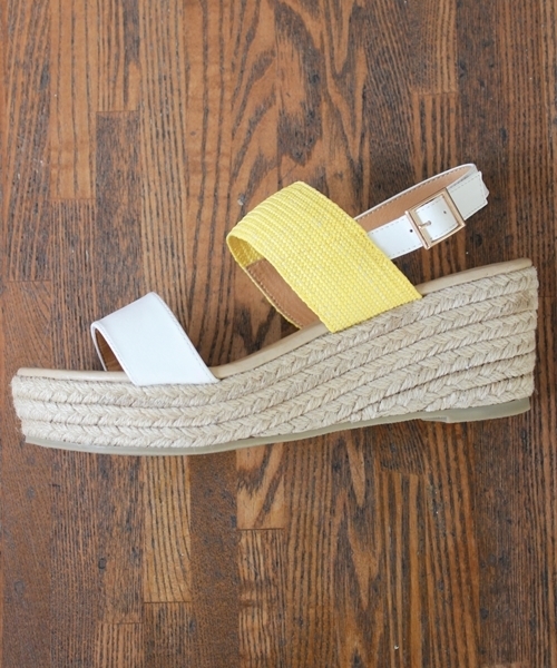 LE TALON（ルタロン）の「◇6CMラフィアベルトプラットサンダル（サンダル・レディース・ブラック/ベージュ/イエロー/ピンク・35.5/36.5/37.5）」の9枚目の写真