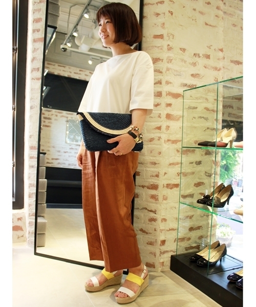 LE TALON（ルタロン）の「◇6CMラフィアベルトプラットサンダル（サンダル・レディース・ブラック/ベージュ/イエロー/ピンク・35.5/36.5/37.5）」の12枚目の写真