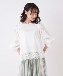 Brahmin | 【BRAHMIN】ヘムレースブラウス(シャツ/ブラウス)
