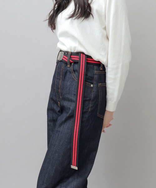 Dickies（ディッキーズ）の「アンティークバックル 2ライン ガチャベルト（ベルト・メンズ・ベージュ/ネイビー/ブルー系その他/ホワイト/ブラック/カーキ/ブラック系その他・FREE）」の11枚目の写真