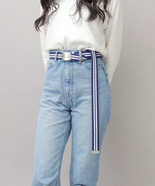 Dickies（ディッキーズ）の「アンティークバックル 2ライン ガチャベルト（ベルト・メンズ・ベージュ/ネイビー/ブルー系その他/ホワイト/ブラック/カーキ/ブラック系その他・FREE）」の8枚目の写真