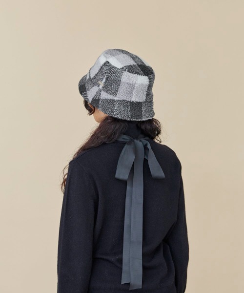 kaorinomori（カオリノモリ）の「kaorinomori フィフィハット / カオリノモリ（ハット・レディース・ライトブルー/ブラック/ピンク・M/57.5cm）」の7枚目の写真