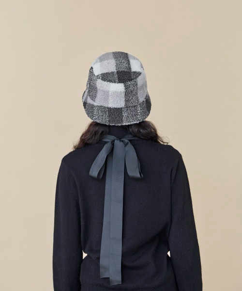 kaorinomori（カオリノモリ）の「kaorinomori フィフィハット / カオリノモリ（ハット・レディース・ライトブルー/ブラック/ピンク・M/57.5cm）」の8枚目の写真