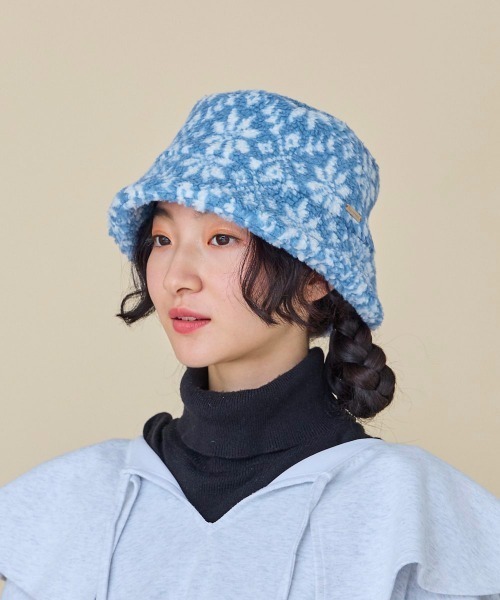 kaorinomori（カオリノモリ）の「kaorinomori フィフィハット / カオリノモリ（ハット・レディース・ライトブルー/ブラック/ピンク・M/57.5cm）」の13枚目の写真