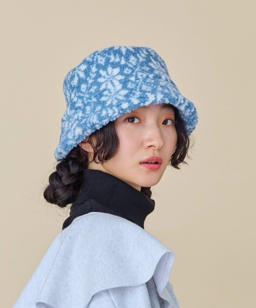 kaorinomori（カオリノモリ）の「kaorinomori フィフィハット / カオリノモリ（ハット・レディース・ライトブルー/ブラック/ピンク・M/57.5cm）」の16枚目の写真