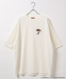 【STREET FIGHTER/ストリートファイター】コラボ/キャラクター刺繍Tシャツ