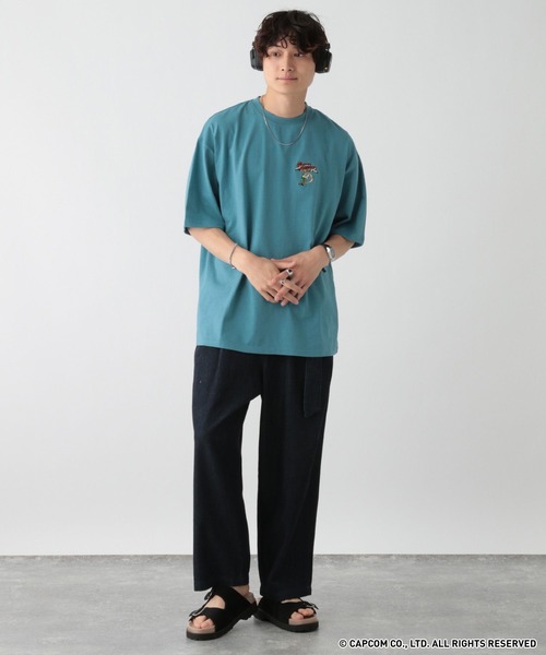 RAGEBLUE(レイジブルー)の「【STREET FIGHTER/ストリートファイター】コラボ/キャラクター刺繍Tシャツ(Tシャツ/カットソー・メンズ・ホワイト/ワインレッド/ブラック/ダークグリーン・MEDIUM/LARGE)」の6枚目の写真