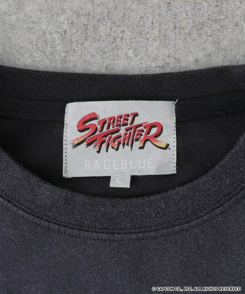 RAGEBLUE(レイジブルー)の「【STREET FIGHTER/ストリートファイター】コラボ/キャラクター刺繍Tシャツ(Tシャツ/カットソー・メンズ・ホワイト/ワインレッド/ブラック/ダークグリーン・MEDIUM/LARGE)」の14枚目の写真