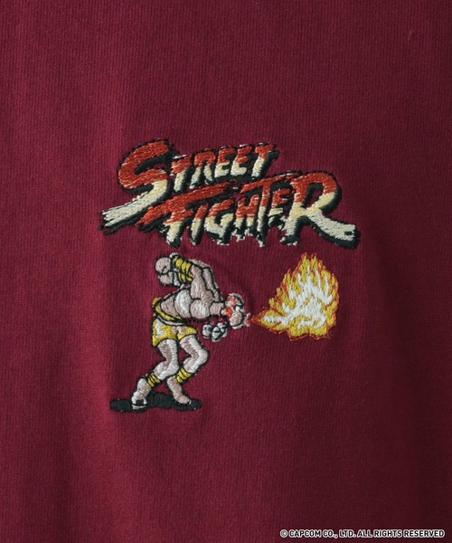 RAGEBLUE(レイジブルー)の「【STREET FIGHTER/ストリートファイター】コラボ/キャラクター刺繍Tシャツ(Tシャツ/カットソー・メンズ・ホワイト/ワインレッド/ブラック/ダークグリーン・MEDIUM/LARGE)」の17枚目の写真