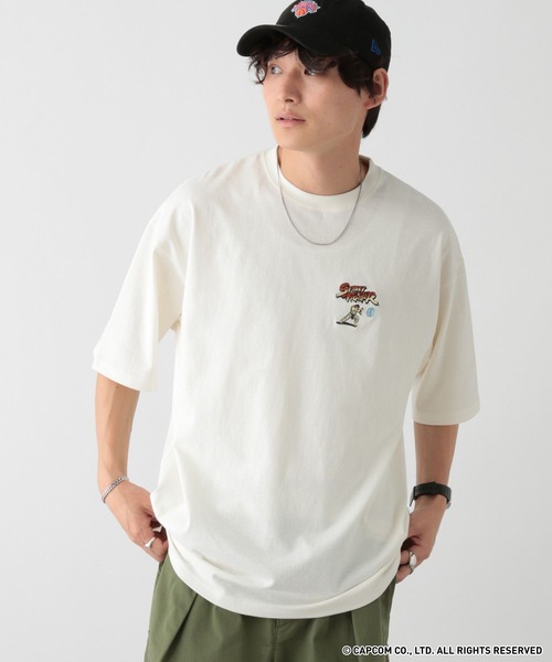 RAGEBLUE(レイジブルー)の「【STREET FIGHTER/ストリートファイター】コラボ/キャラクター刺繍Tシャツ(Tシャツ/カットソー・メンズ・ホワイト/ワインレッド/ブラック/ダークグリーン・MEDIUM/LARGE)」の19枚目の写真