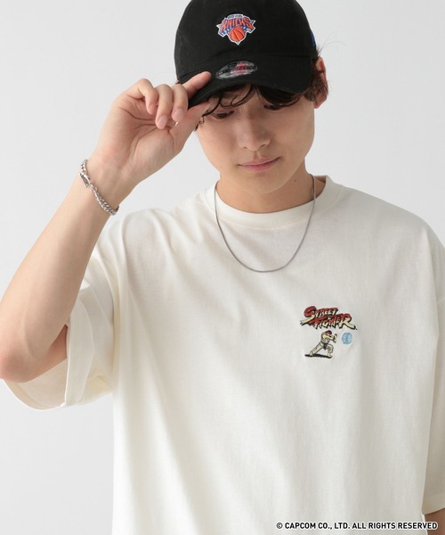 RAGEBLUE(レイジブルー)の「【STREET FIGHTER/ストリートファイター】コラボ/キャラクター刺繍Tシャツ(Tシャツ/カットソー・メンズ・ホワイト/ワインレッド/ブラック/ダークグリーン・MEDIUM/LARGE)」の22枚目の写真