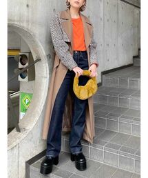 MURUA | 3wayツイードレイヤードトレンチコート【WEB限定コート】(トレンチコート)