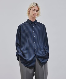 ◆なめらかビッグストライプシャツ