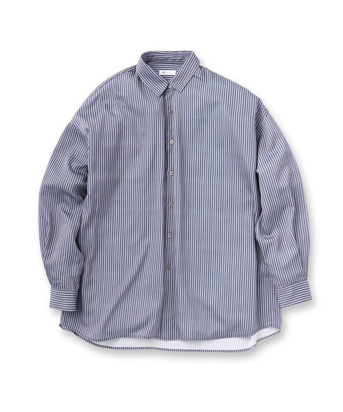 tk.TAKEO KIKUCHI(ティーケータケオキクチ)の「◆なめらかビッグストライプシャツ(シャツ/ブラウス・メンズ・ブラック系2/ブルー系2/ネイビー系2・01/02/03)」の10枚目の写真