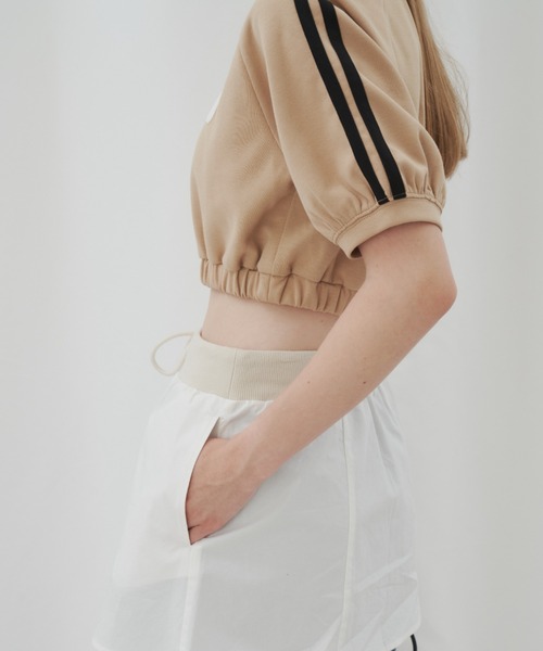 GIUNON（ジウノン）の「double line t-shirt / ダブルラインTシャツ（Tシャツ/カットソー・レディース・ネイビー/ベージュ・FREE）」の22枚目の写真