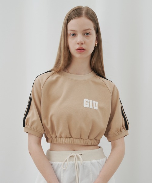 Tシャツ・カットソー IONSEOUL pigment double sleeve T JE326 セール】double line t-shirt / ダブルラインTシャツ（Tシャツ