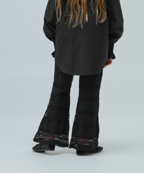 LOWRYS FARM(ローリーズファーム)の「レースフレアパンツ 974198(その他パンツ・キッズ・ホワイト/ブラック・150cm/160cm)」の15枚目の写真