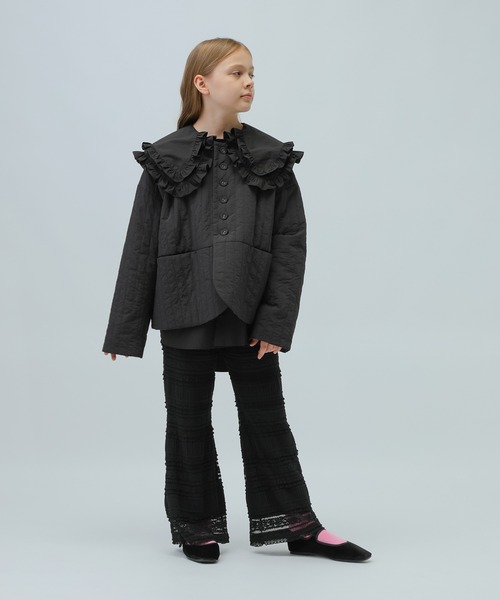 LOWRYS FARM(ローリーズファーム)の「レースフレアパンツ 974198(その他パンツ・キッズ・ホワイト/ブラック・150cm/160cm)」の19枚目の写真