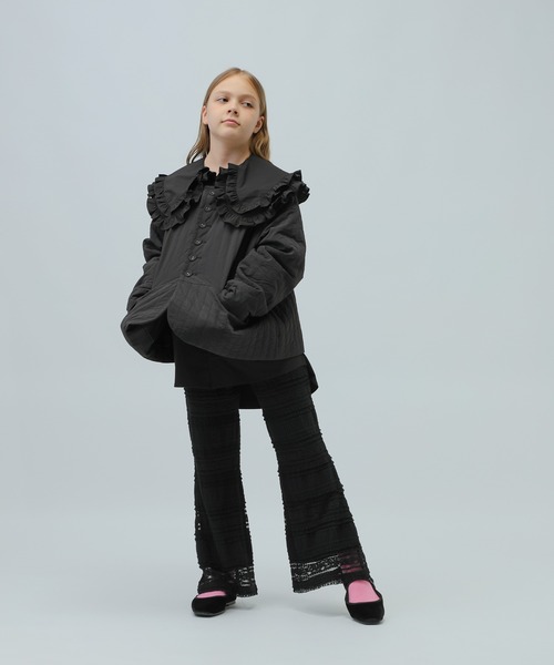 LOWRYS FARM(ローリーズファーム)の「レースフレアパンツ 974198(その他パンツ・キッズ・ホワイト/ブラック・150cm/160cm)」の17枚目の写真