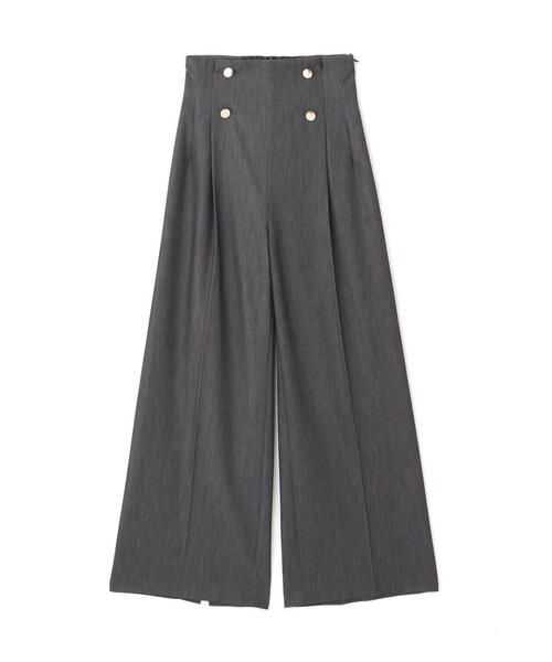 JILL by JILL STUART（ジルバイジルスチュアート）の「◇デニムライク金ボタンワイドパンツ（デニムパンツ・レディース・ブラック/ネイビー・SMALL/MEDIUM）」の16枚目の写真