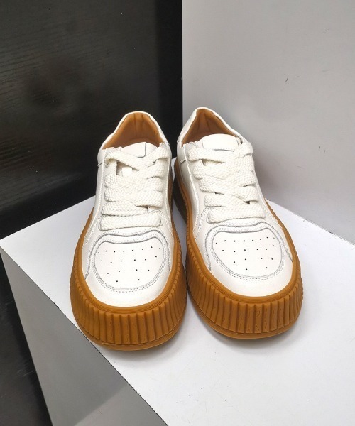 wears(ウェアーズ)の「レトロ シンプル厚底スニーカー(スニーカー・レディース・アイボリー/ホワイト・M/L)」の10枚目の写真