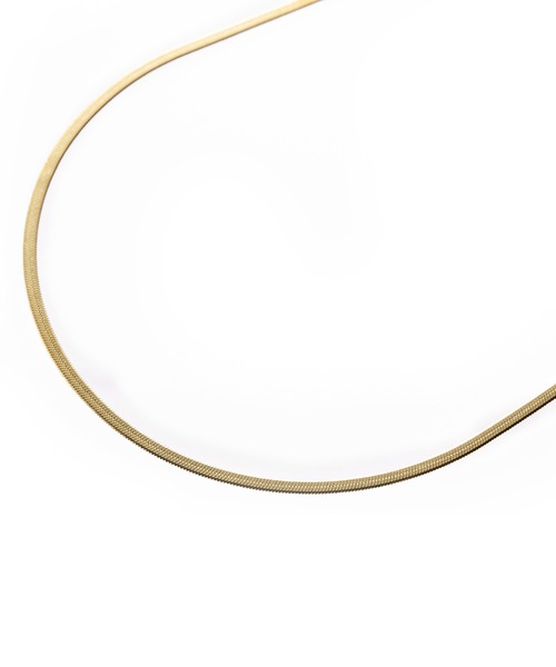 CENE（セネ）の「【CENE】セネ/2mmスネークチェーンネックレス（ネックレス・レディース・ピンクゴールド/シルバー/ゴールド・FREE）」の9枚目の写真