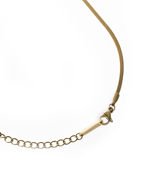 CENE（セネ）の「【CENE】セネ/2mmスネークチェーンネックレス（ネックレス・レディース・ピンクゴールド/シルバー/ゴールド・FREE）」の10枚目の写真