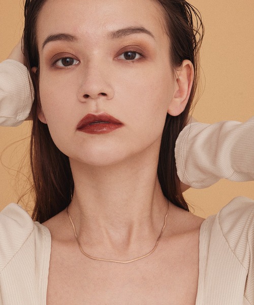 CENE（セネ）の「【CENE】セネ/2mmスネークチェーンネックレス（ネックレス・レディース・ピンクゴールド/シルバー/ゴールド・FREE）」の19枚目の写真